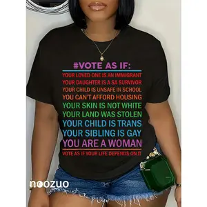 100% Cotton Vote As If Your Life Depends On It Human Rights T-Shirt