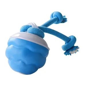Touch-sensitive, sound-emitting bouncy ball dog toy with rope | Interactive game suitable for puppies and adult dogs, a great gift for your dog.