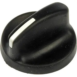 HVAC Knob Kit For Kenworth Models, 3 Pack, Black