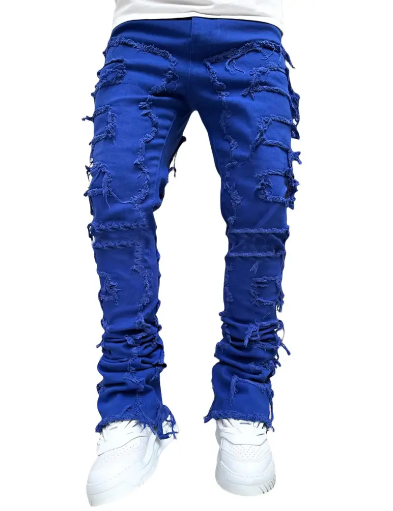 Men's Slim Ripped Hip Hop Jeans