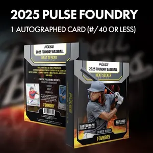 2025 Pulse Foundry Baseball Heat Seekers Edition (1 On-Card Autograph Per Box) 1 card per box