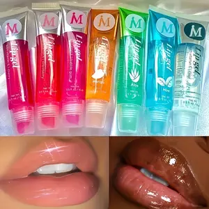 Hydrating Transparent Lip Gloss Oil Set - Coconut Infused, Lightweight, Radiant Finish, Gift Set for Soft Healthy Lips