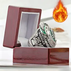 2025 New Design Wing Pop-up Solid Wood Ring Box Player No.1 & No.26 Jewelry Storage Case Organizer