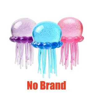 Jellyfish Squeeze Stress Ball, Soft Fidget Toy for Anxiety Relief, Quiet Sensory Play for Kids and Adults