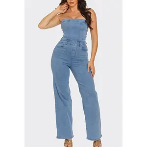 Western Jean Jumpsuit