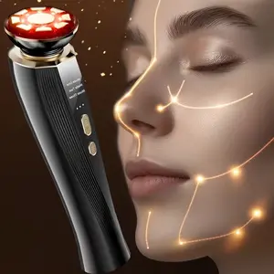 3-in-1 Red Light Therapy for Face and Neck, Skin Tightening Device True Beauty Glow Facial Massager for Skin Care, Effective Wrinkle Reduction Anti-Aging with Lifting, Tightening, Infusing, Facial Beauty Massagers