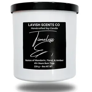 Timeless Escape – Fresh Clean Soy Candle | Sea Salt, Citrus & Driftwood  Fragrance Scent Decor Tropical Floral