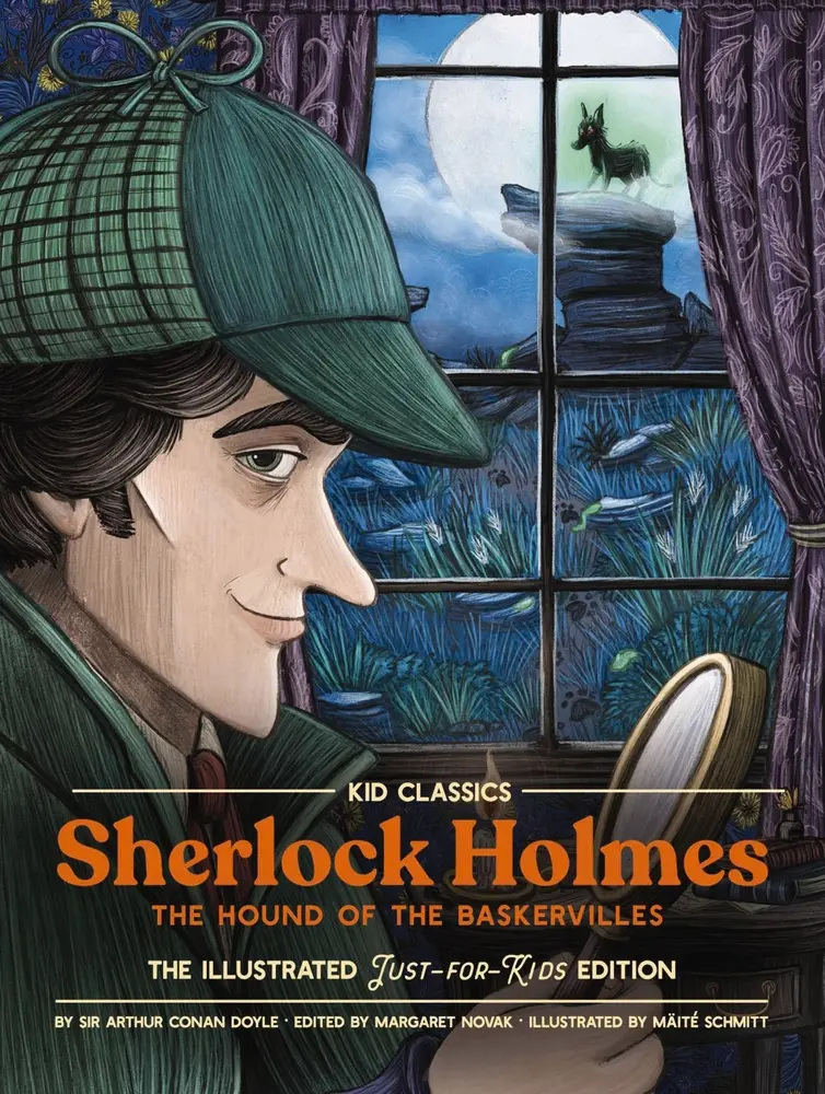 USED Book - Sherlock Holmes (the Hound of the Baskervilles) - Kid Classics: The Classic Edition Reimagined Just-For-Kids! 4 by Doyle, Arthur Conan (Hardcover) - english