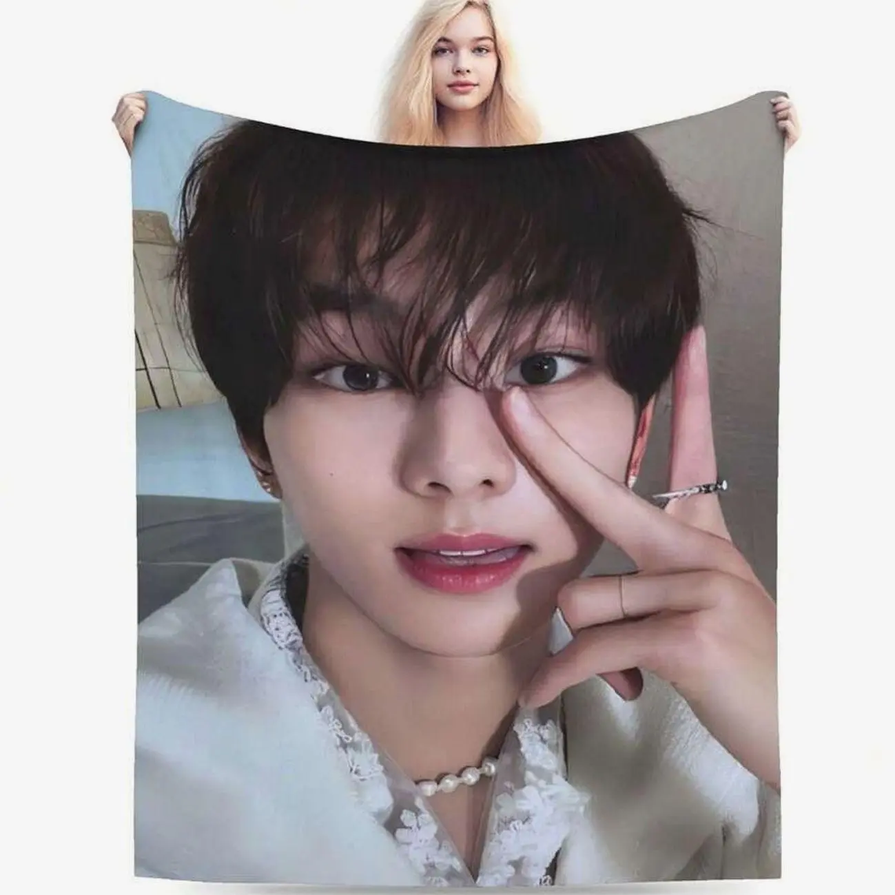 Ultra-Soft Flannel Blanket Inspired By The Korean Boy Band Jungwon, Perfect For Cozying Up In The Living Room, Using At The Office, Or Decorating Your Sofa.This All-Season Travel Blanket Makes A Great Birthday Or Holiday Gift For Loved Ones And Ser
