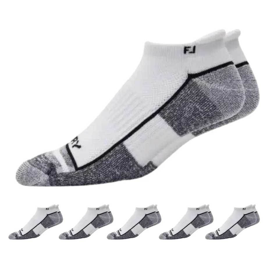 FootJoy ProDry Roll Tab Golf Socks • Premium Moisture-Wicking Low Cut Socks with Non-Slip Heel Support • Breathable Cushioned Men's & Women's Performance Athletic Golf Socks