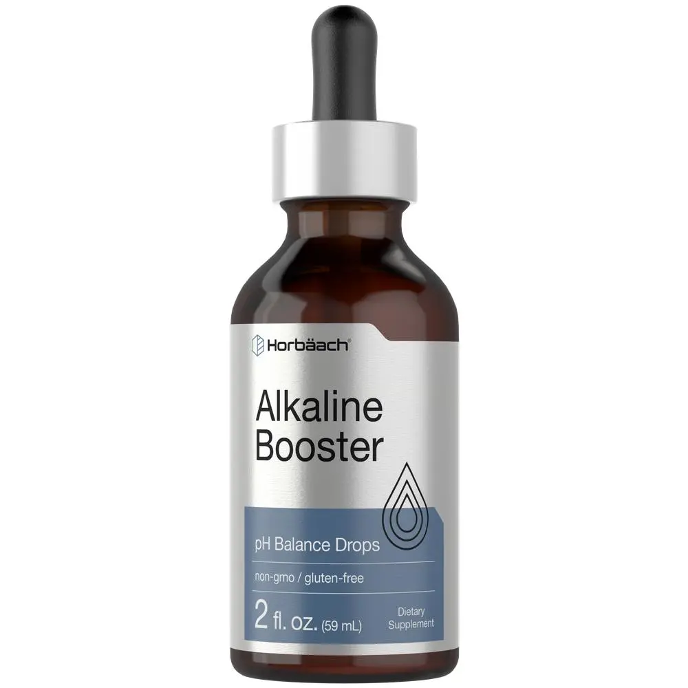 Horbaach Alkaline Water Drops | 2 fl oz | pH Balance Supplement | Booster with Minerals | Non-GMO & Gluten Free