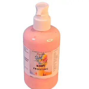 Rainbow Sherbet Shea Butter Moisturizer 8 oz Handmade Body Lotion with Shea Butter & Sweet Almond Oil - Hydrating Formula for All Skin Types Full Body Lotion Lotion Pump