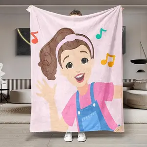 Rachel Theme Flannel Blanket – Large Soft Lightweight Warm Throw for Bed, Sofa, Office, Camping & Travel | Christmas Winter Gift for Her / Him