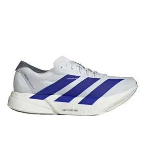 adidas Mens Adizero Adios Pro 4 Running Sneakers Shoes - White
