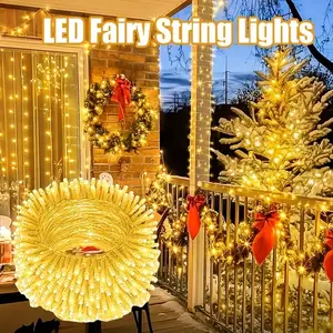 USB Ice Fairy Light String, USB Convenience, Warm Indoor Outdoor Decoration, Perfect for Christmas New Year Valentine's Day Wedding Party, Party Lights
