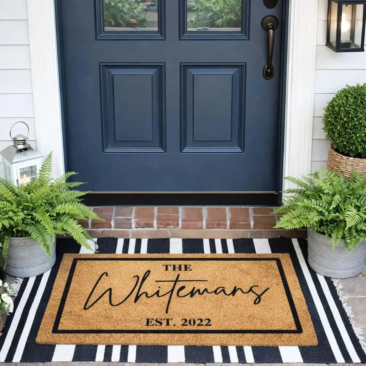 Personalized Christmas Doormat Gift | Personalized Gifts For Her | Gift For Women | Custom Door Mat