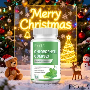 Frcola Women's Chlorophyll Detox Capsules - Natural Body Cleanse & Energy Boost Supplement