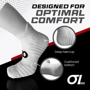 Performance Ankle Sock – 3 Pack (White)