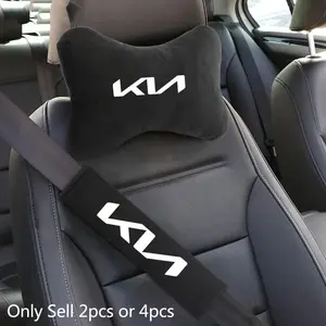 Car Seat Headrest Rest Neck Pillow Cushion Seat Belt Shoulder Pad For KIA Ceed Sportage Rio Proceed K5 Optima Sedona Forte Cerato Venga Automotive Auto Interior Accessories