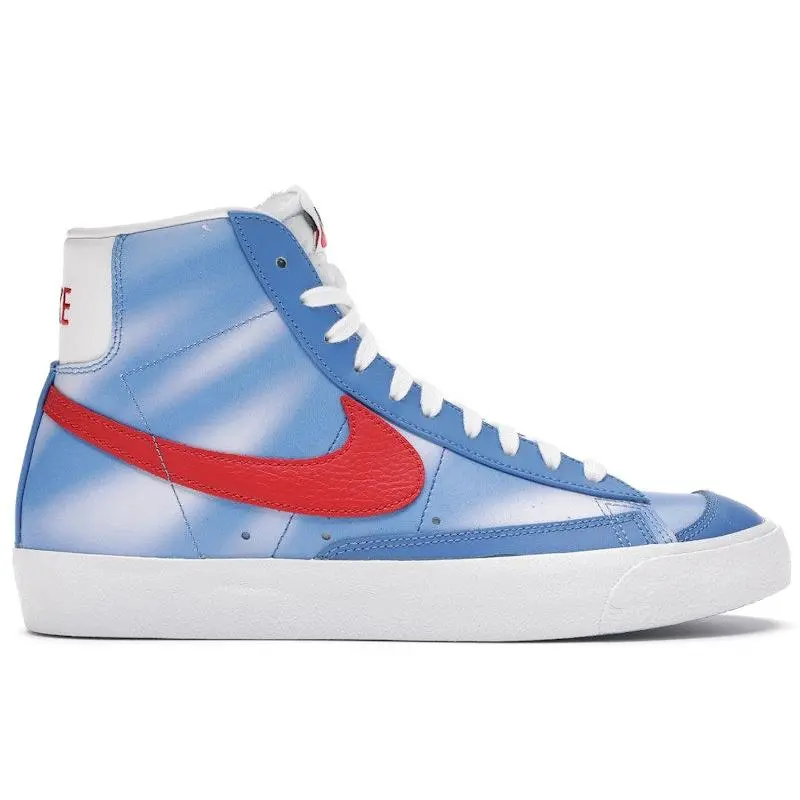Nike Men's Blazer Mid 77 Pacific Blue Red, from StockX