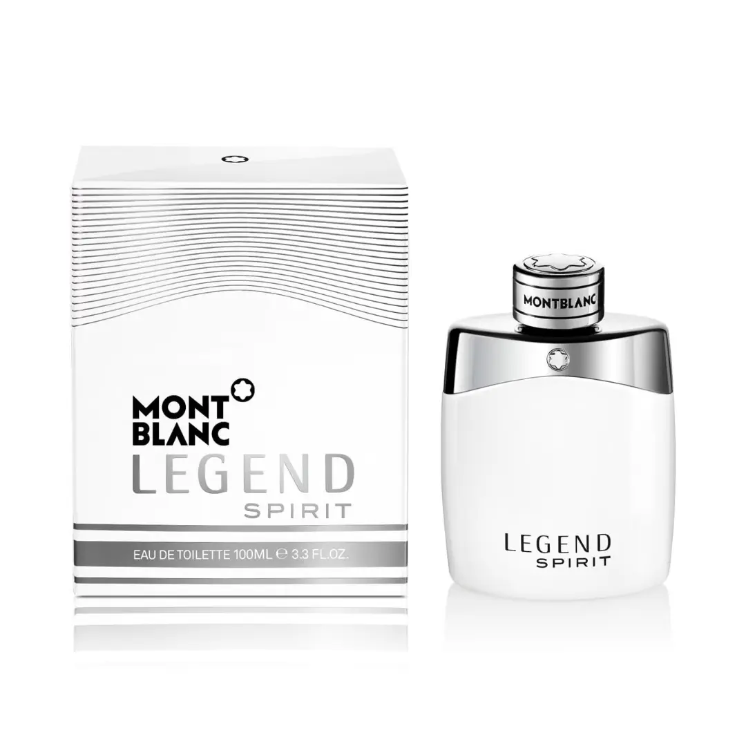 Montblanc Legend Spirit Eau de Toilette For Men 3.3 oz | Fresh Woody Aromatic Cologne for Men | Long-Lasting Designer Fragrance