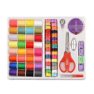 eZthings Professional Sewing Complete Kit, Arts and Crafts Supplies Set with Threads