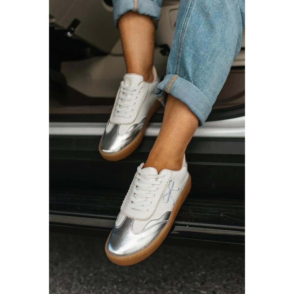 Silver Jessie 1 Sneakers - FINAL SALE