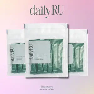 DailyRU Caffeinated Daily GREENS – Superfood Energy, Focus & Gut Health Drink