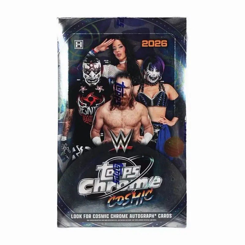 2026 Topps Cosmic Chrome WWE Wrestling Hobby Box Trading Cards