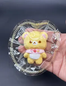 Mini bear taba squishy keychain (two colors)