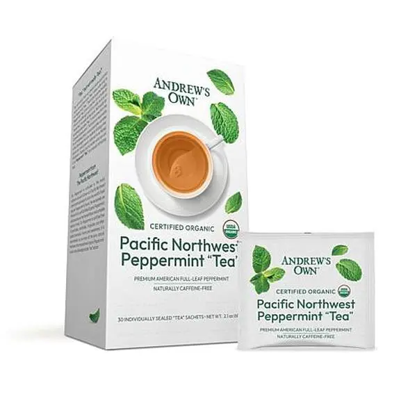 Andrew Lessman Certified Organic Peppermint "Tea" - 30 Sachets