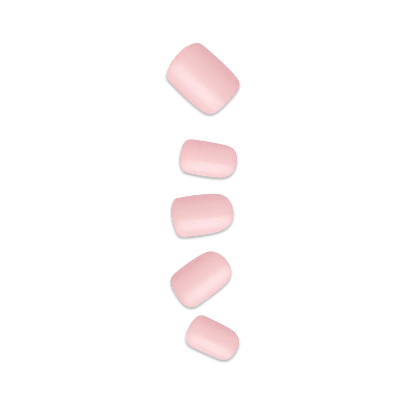 Impress Color No Glue Fake Press On Nails - Pick Me Pink | Solid, Pink, Short, Squoval, Manicure