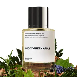 Woody Green Apple, Dossier, Men Perfume, Eau de Parfum, 50ml, Green Apple, Grapefruit, Mint, Lavender, Rose, Cinnamon, Cedarwood, Patchouli