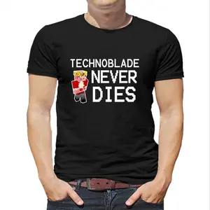 Technoblades Never Dies Video Game Gamer T-Shirt for Men and Women