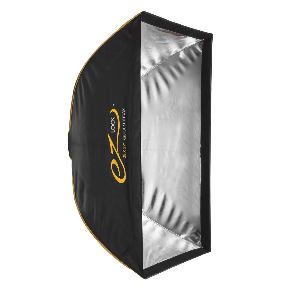 Glow EZ Lock 28x39" Quick Strip Rectangular Bowens Mount Softbox Lighting Kit w/External and Internal Diffusers, Deflector Disk and Eggcrate Grid, Folding Softbox for Photography Studio Lighting