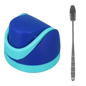 Leak-Proof One Click Lid Universal Replacement For 16/24/32/40oz Tumbler With Cleaning Brush Multiple Colors