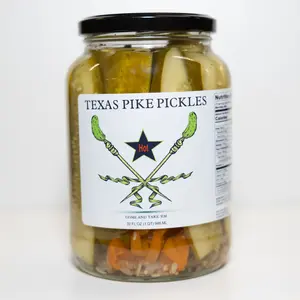 Texas Pike Pickles Hot Dill Spears (1) 32oz