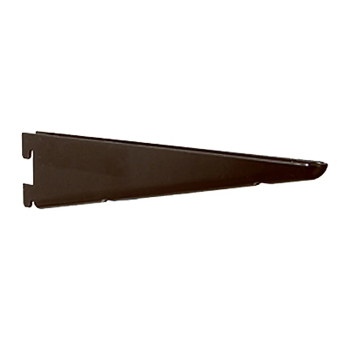 212 MAIN Knape & Vogt 182 BLK Slotted Dual Track Steel Wall Mount Shelf Bracket, 7 in. Black, 450lb Capacity, Ideal for Decor Shelves