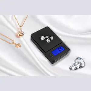 DT-MICRO650 Pocket Scale, 0.1g Precision, Black Compact Portable Scale