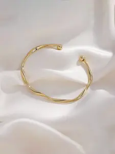 Minimalist  Bangle, Elegant Minimalist Bangle, Adjustable Open Bangle for Women & Girls, Fashionable Bracelet, Fashion Jewelry for Party, Daily Clothing Decor, Trendy All-match & Exquisite Jewelry for Birthday Gift