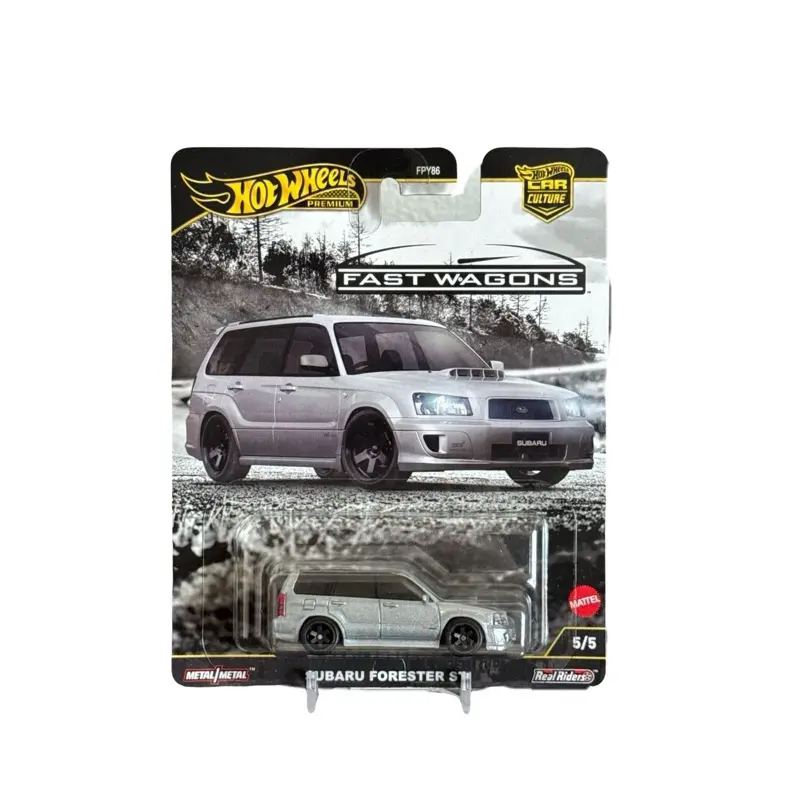 Hot Wheels Premium Subaru Forester STI Fast Wagons 1:64 Scale Diecast Collectible Car, Model Cars & Diecast Toys