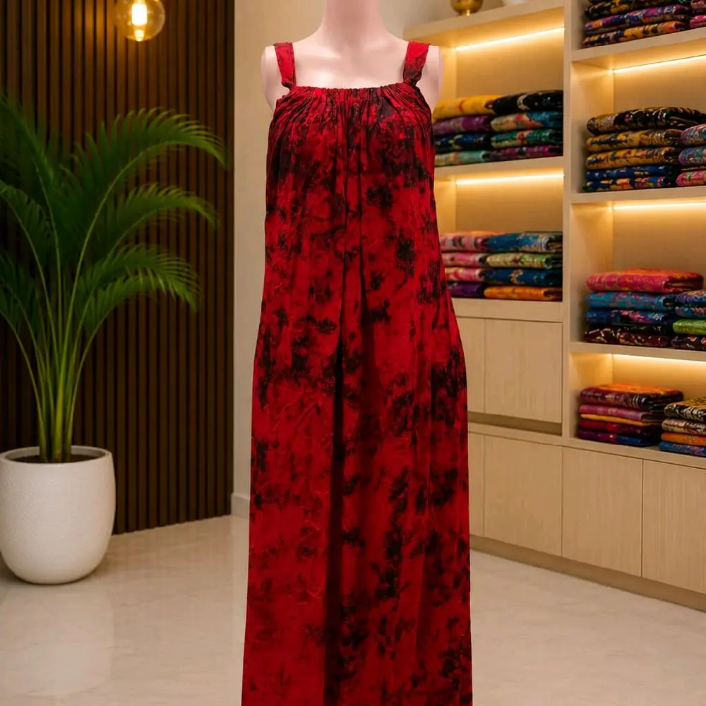 Beautiful Rose Cotton Tied-Dye Backless Hoodie