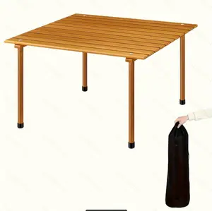 【Deal】Lightweight Foldable Table Folding table Portable multi-functional for Outdoor Camping & Picnics For Cooking, Beach, Picnic, Travel