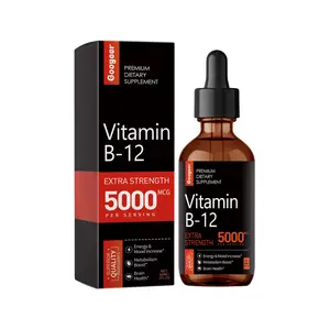 Vitamin B12 Oral Liquid, Relieve Fatigue Boost Energy, Support Immunity & Brain Nutrition, Body Care Supplement, 60ML Per Box Healthcare