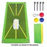 Golf Swing Training Mat, 1 Set Golf Trace Strike Pad, Golf Training Aid for Swing Detection, Golf Hitting Mat, Golf Training Aid for Indoor Outdoor Use, Golf Accessory, Golf Training Equipment