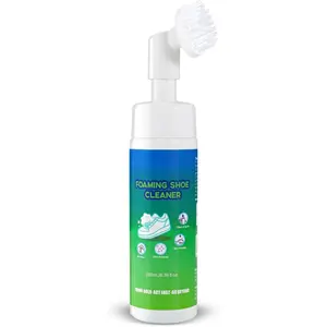 White Shoe Cleaner Kit, Quick Cleaning Sneaker Cleaner Kit for Tennis, Running, Golf, PU, Nubuck, Sole 6.76 oz