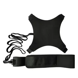 Volleyball Solo Trainer with Automatic Ball Return Adjustable Ultra Portable for Gym Backyard Travel Practice No Partner Needed Includes Handball Adapter