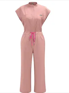 Men's Pharmacy Pharmacist Pet Nurse Nursing Uniform Handwashing Work Clothes Short Sleeve Brushed Hand Jumpsuit Workwear