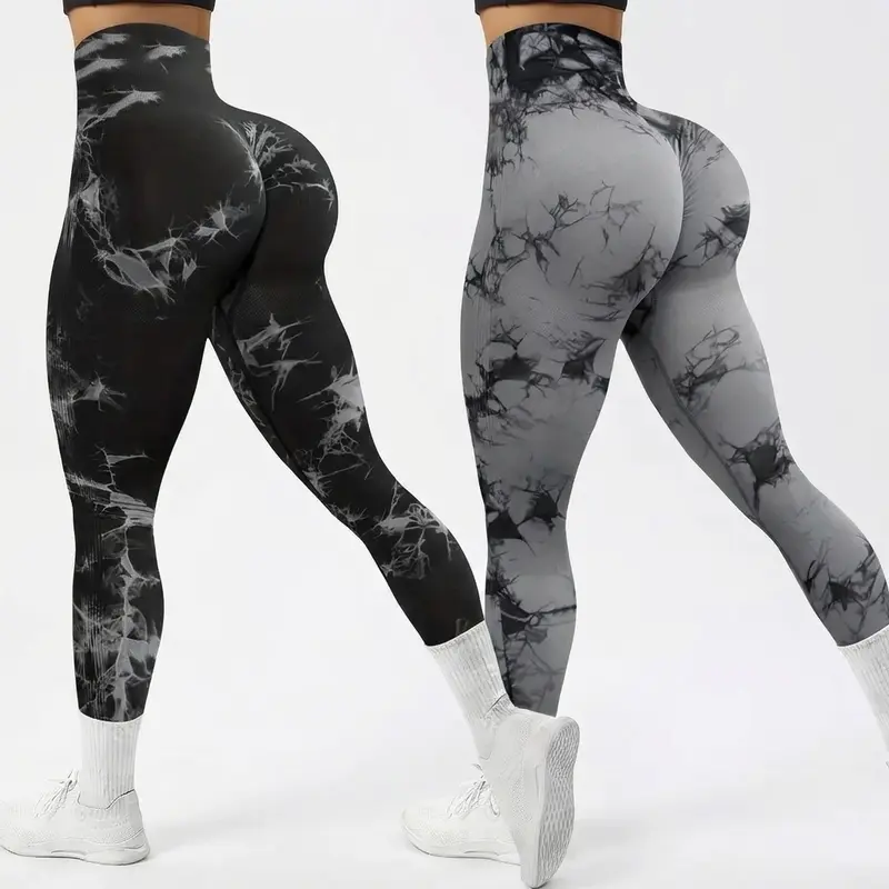Female High-Waisted Tummy Control Athletic Leggings - Elastic Waist Sportswear Bottoms, Highly Elastic, Sweat-Wicking, Quick-Dry for High Waisted Yoga, Gym, Fitness Training