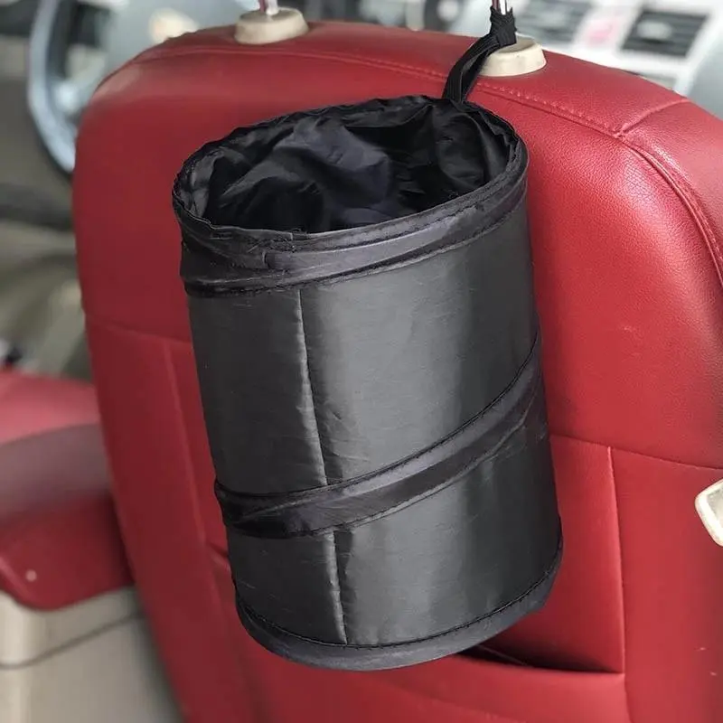Car Foldable Trash Can, Hanging Car Trash Bag Multipurpose Storage Container Garbage Pockets For Automobile Trash Can For Cars SUV Car Organization Accessories